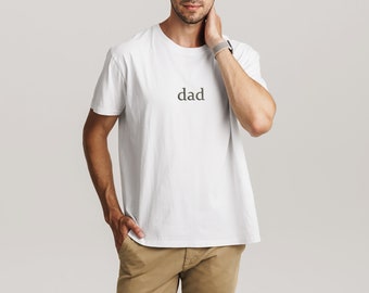 Chemise papa, chemise de fête des pères, chemises brodées papa personnalisées, chemise de fête des pères, nouveau cadeau de papa, cadeau pour papa, cadeau pour lui,