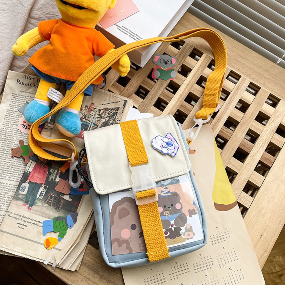 Small Crossbody Canvas BagSmall Kawaii Shoulder BagEveryday Etsy