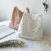 Daisy Flower Canvas Shoulder Bags,,Tote Bag,Everyday Bag,Shopping Bag 