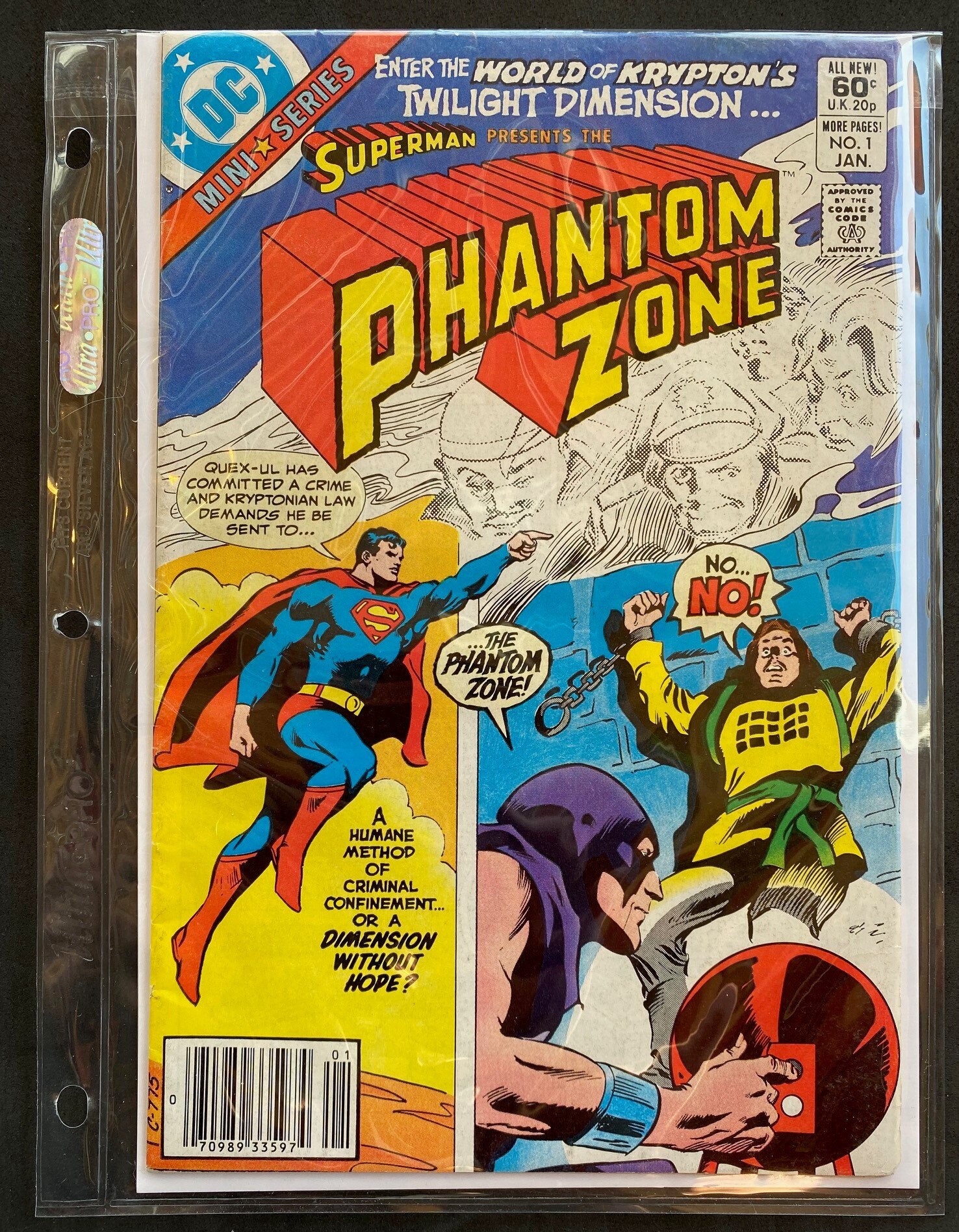 Comic Book Dc Comics Phantom Zone No 1 Jan Etsy