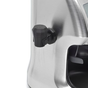 WDT Tool & Space Saving Hanging Mount | Espresso Distribution Tool | Espresso Stirrer | Securely Store your WDT Tool | Style: Faceted