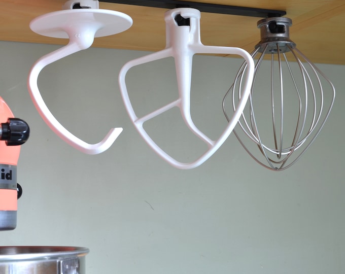 KitchenAid Mixer Triple Attachment Holder | Space-Saving Organizer Mount