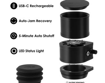 ARO Slow Feeder™ | Rechargeable Variable-Speed Coffee Bean Feeder