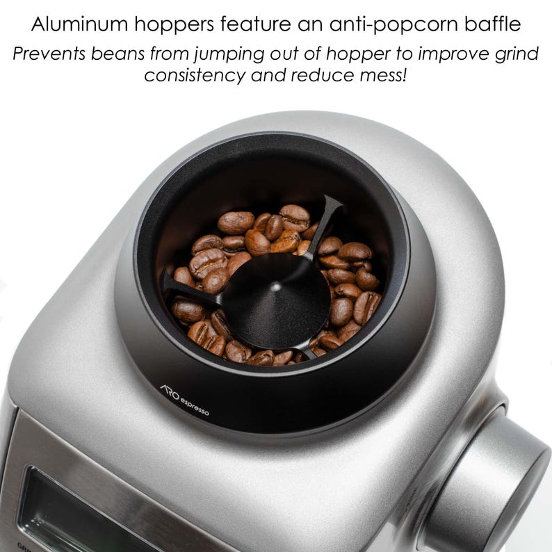 ARO Espresso® Aluminum Single Dose Hopper | Compatible With Breville ...