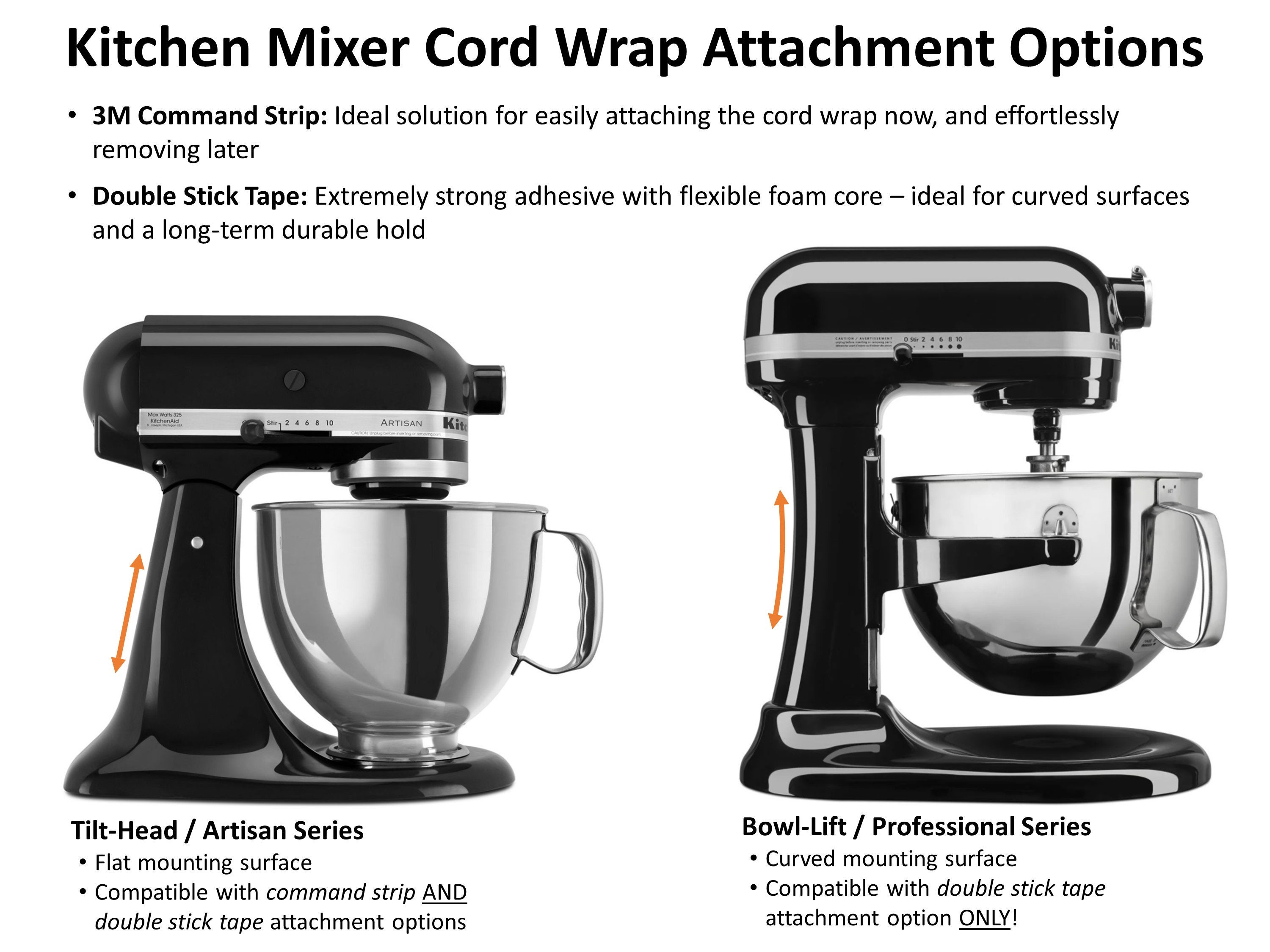 Kitchenaid Mixer Cord Wrap Quickly and Tidily Store Your Kitchen Mixer With  Easy Cord Wrapping 