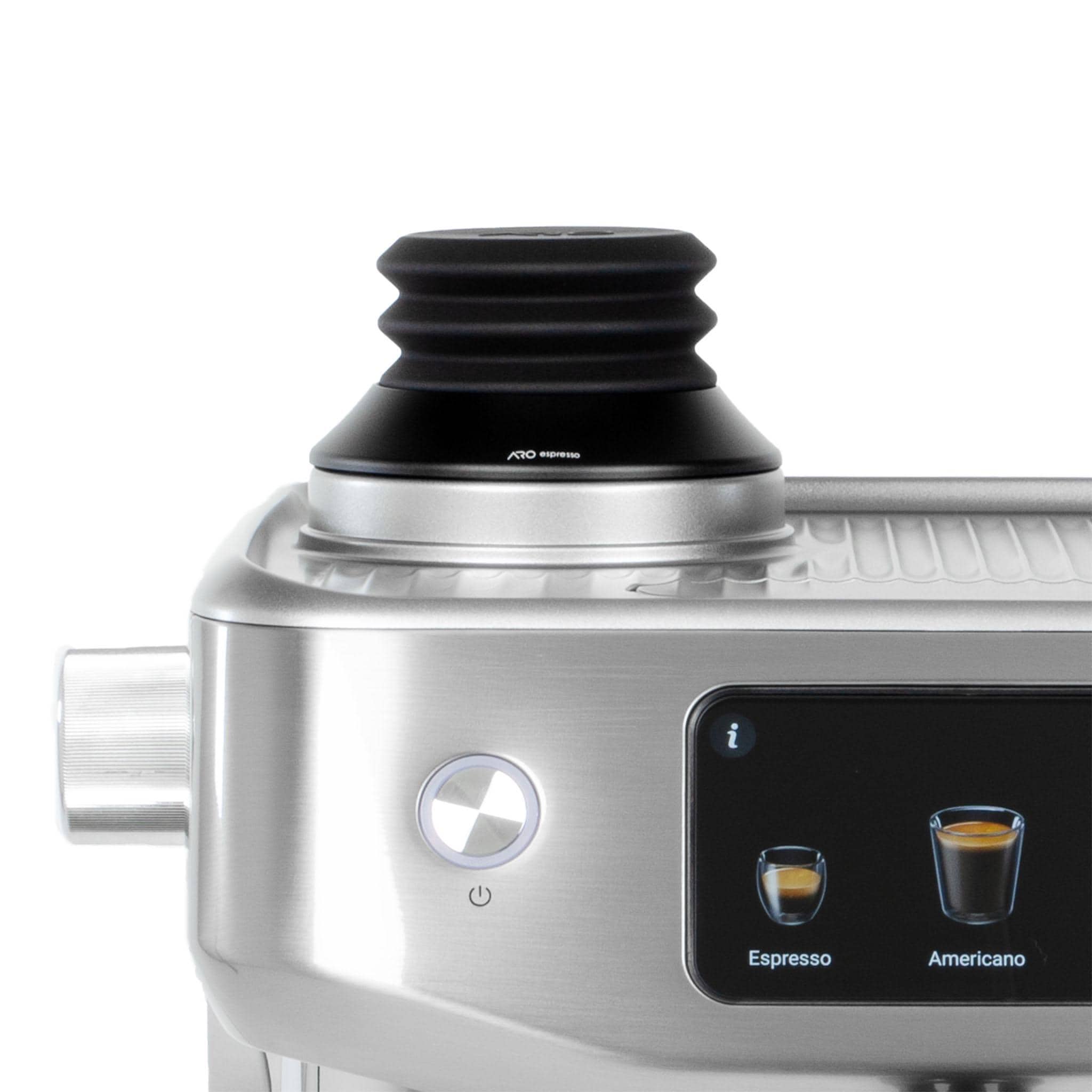ARO Espresso™ Aluminum Single Dose Hopper with Silicone Bellows | Compatible with Breville/Sage Oracle Jet