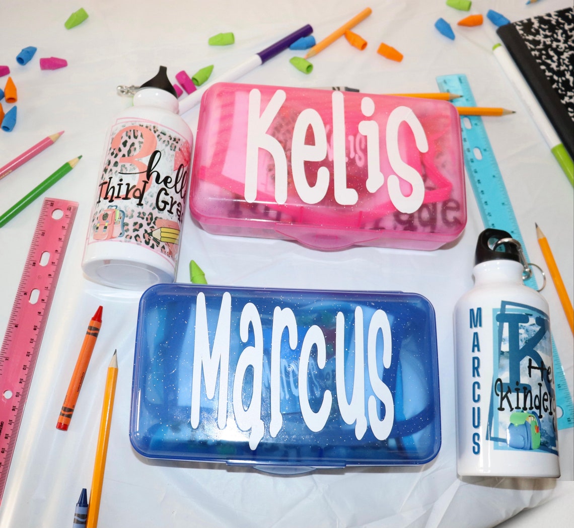 Personalized Back to School Box Etsy