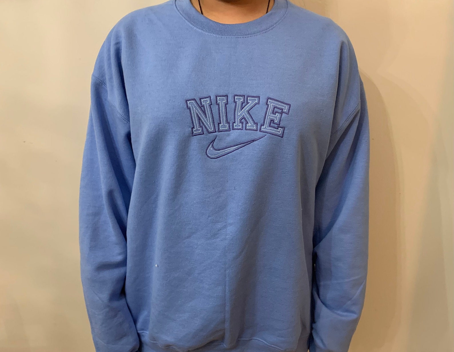 Embroidered Vintage Nike Spellout Sweater Crewneck | Etsy