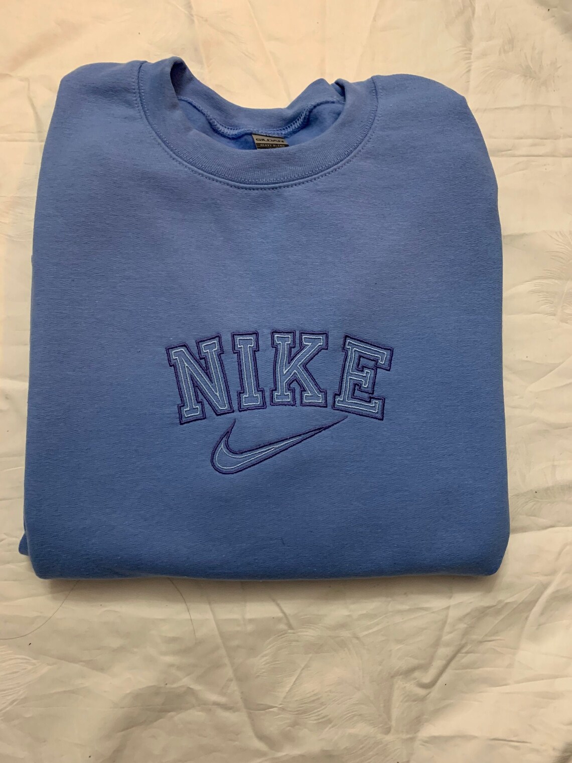 Embroidered Vintage Nike Spellout Sweater Crewneck | Etsy