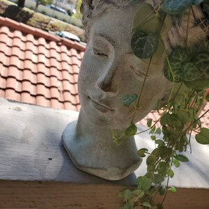 Extra-Small Woman Head Planter - 6.5