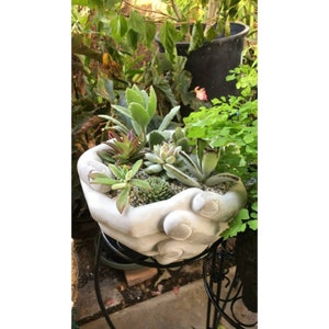 Large Hands Planter for plants or item holder