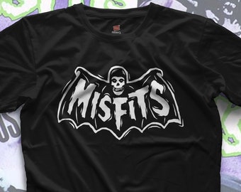 The Misfits Crimson Ghost bat t-shirt, Vintage, Glen danzig, t shirt, punk rock tshirt, jerry only, horror, black flag, retro rockabilly