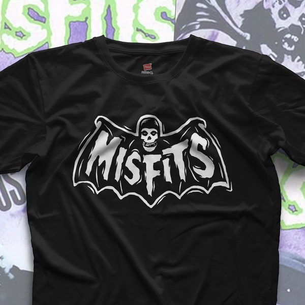 The Misfits Crimson Ghost bat t-shirt, Vintage, Glen danzig, t shirt, punk rock tshirt, jerry only, horror, black flag, retro rockabilly