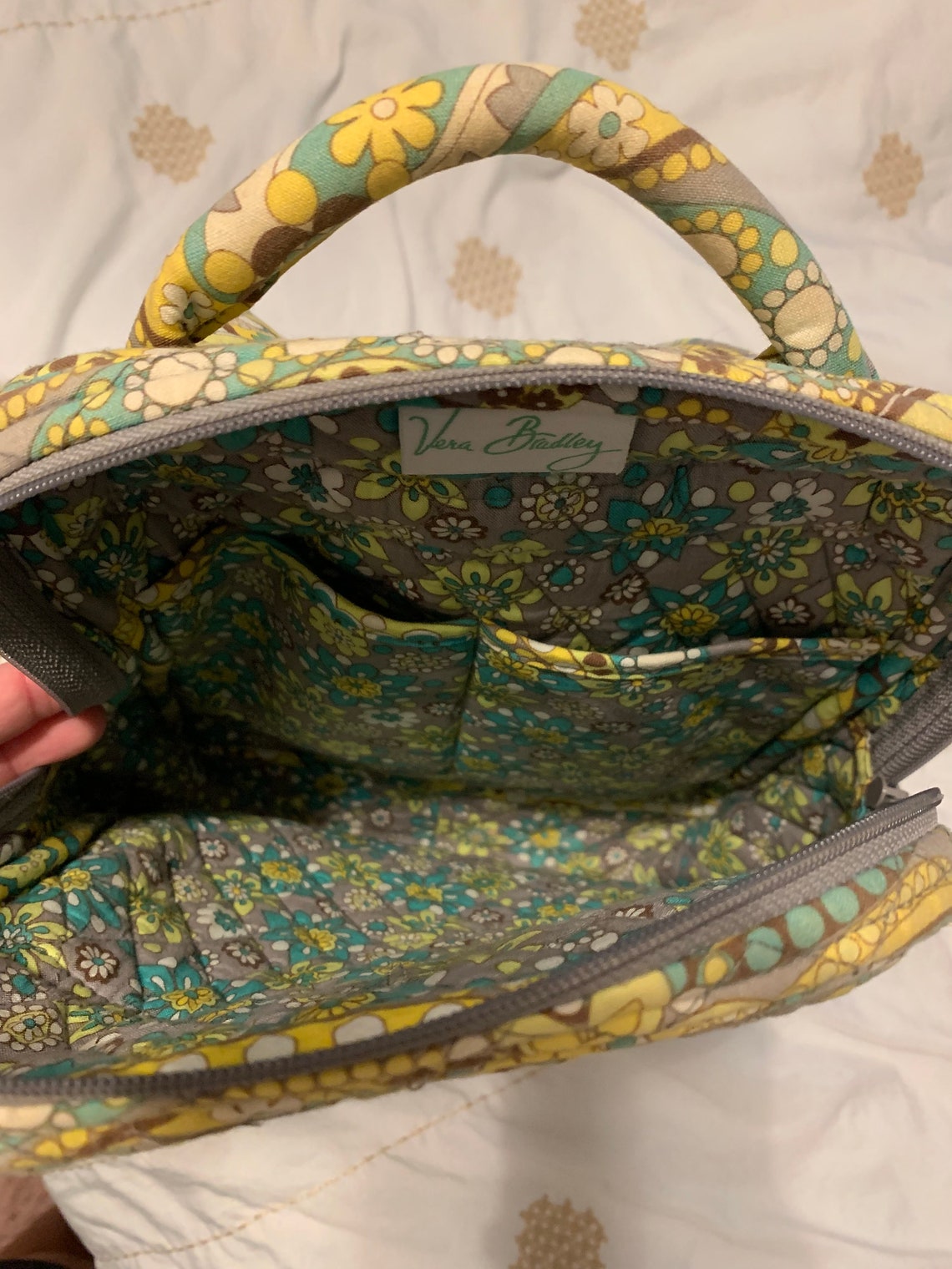 Vera Bradley Backpack lemon Parfait Pattern spring 2011 Etsy