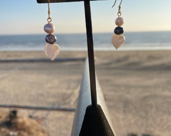 Shell and Pearl Earrings