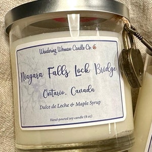 Niagara Falls Love Locks Soy Candle
