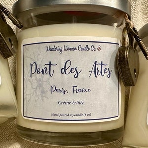 Pont des Artes Love Locks Soy Candle