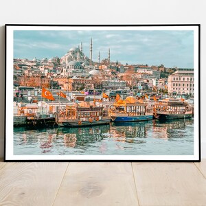 Istanbul Türkiye Waterfront Art Print