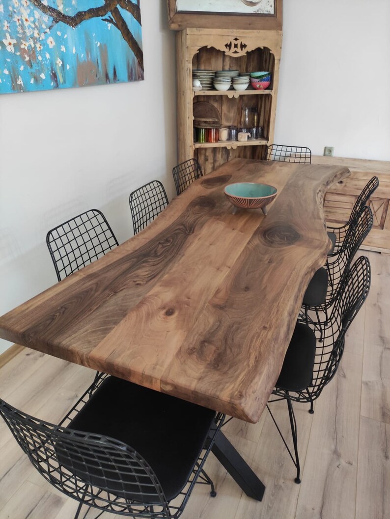 Walnut Table Walnut Office Table Office Desk Dining Table Etsy