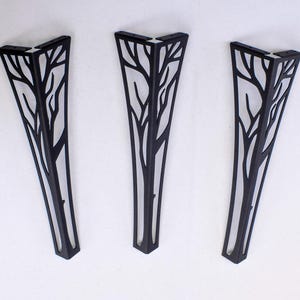 tree pattern metal legs for coffee table