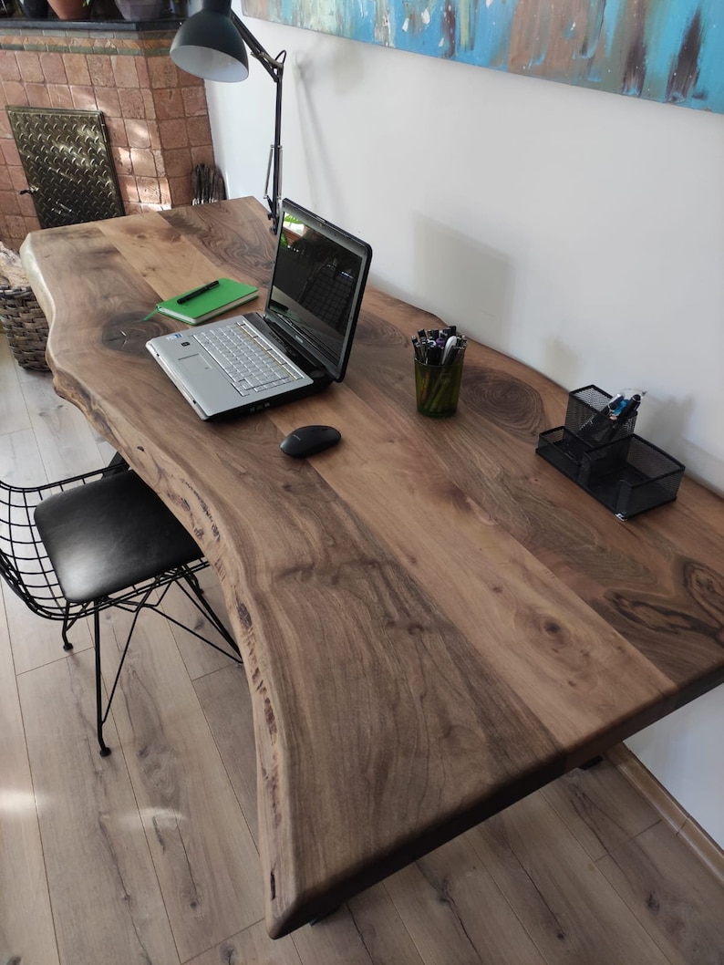 Walnut Table Walnut Office Table Office Desk Dining Table Etsy