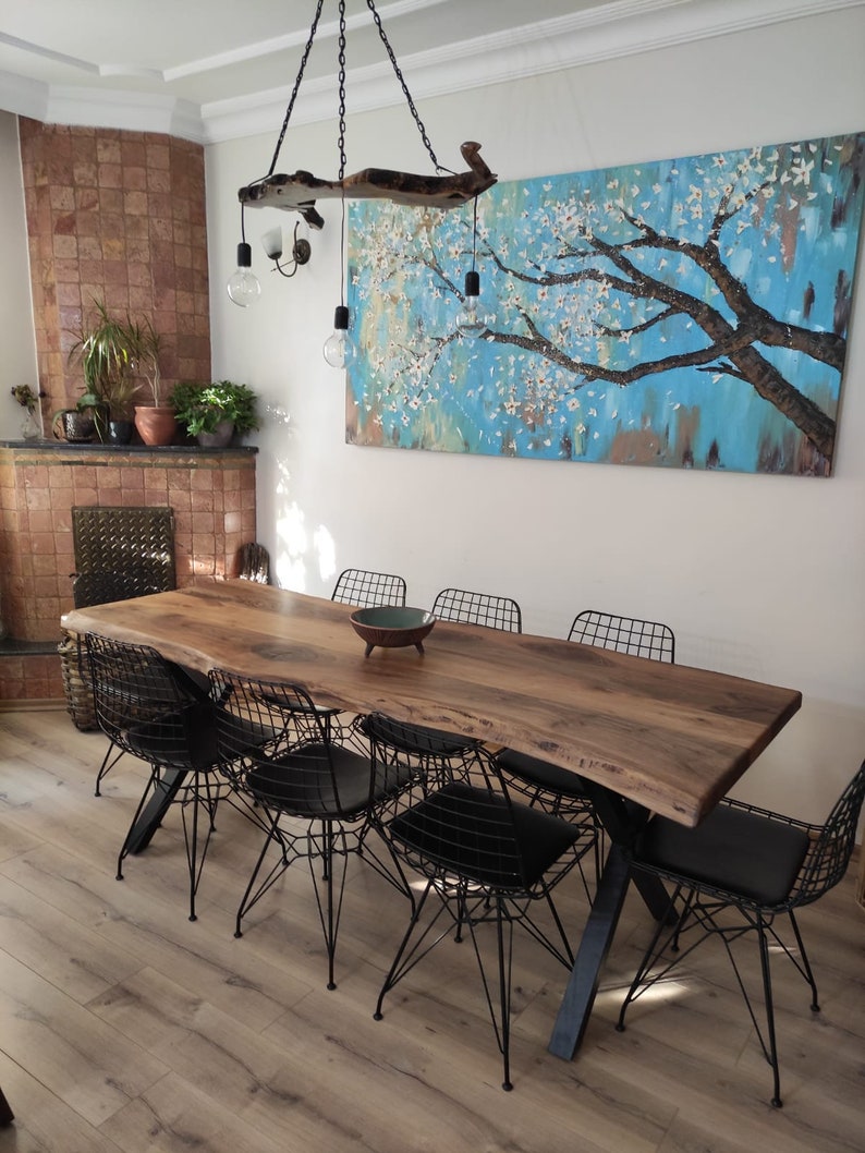 Walnut Table Walnut Office Table Office Desk Dining Table Etsy