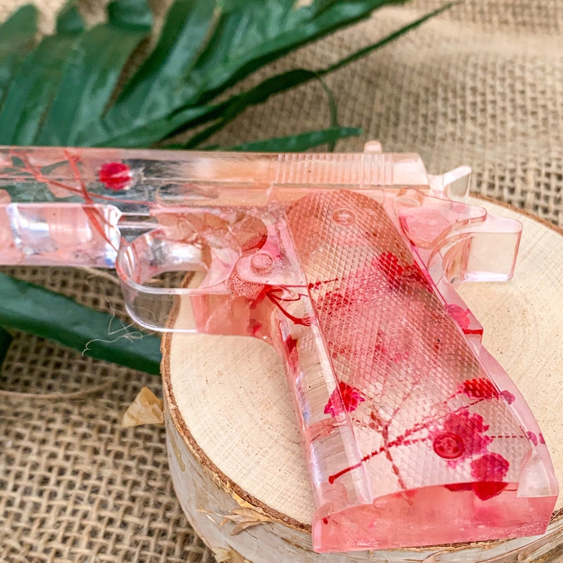 Resin gun with flower resin gun flower resin gun Resin art Etsy