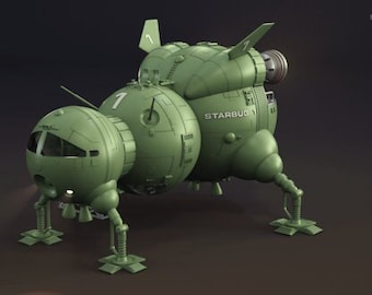Starbug Red Dwarf Space Ship Resin 3d printed DIY model kit Various Scales