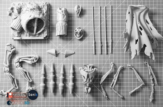 Figurine imprimée en 3D General Grievous Star Wars en