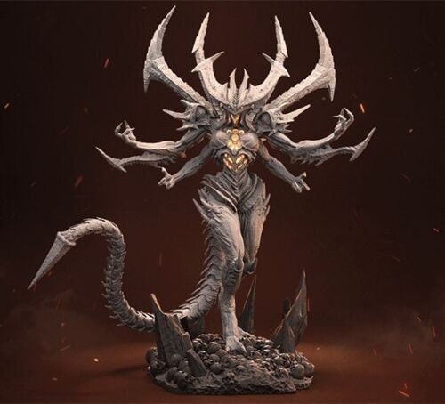Diablo 3 Statue / Figure Resin 3d Printed DIY Model Kit 1:8 or 1