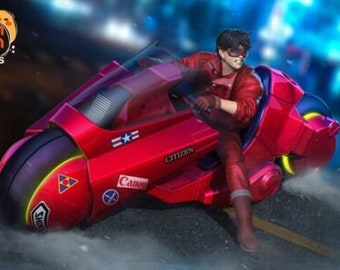 Kaneda from Akira Resin 3d printed DIY model kit 150mm tall 330mm long