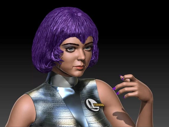 Lt. Gay Ellis Gabrielle Drake From UFO 1970 Resin 3d Printed DIY