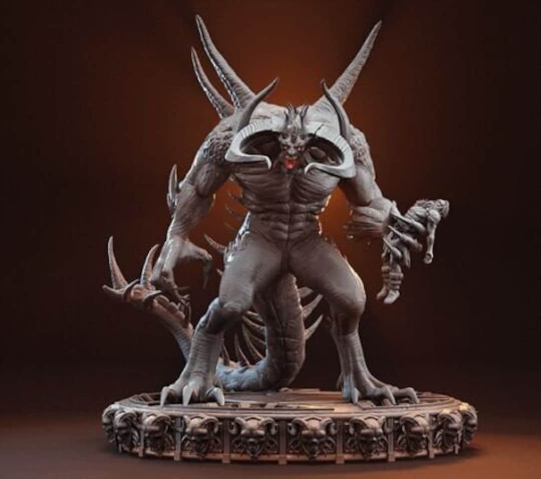 Diablo 2 Statue / Figure Resin 3d Printed DIY Model Kit 1:32