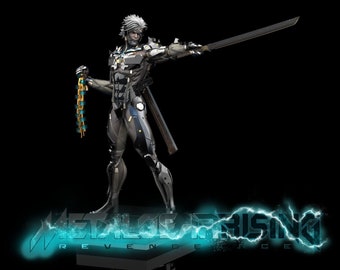 Raiden Metal Gear Solid Rising Resin 3d gedruckt DIY Model Kit Statue Verschiedene Skalen erhältlich