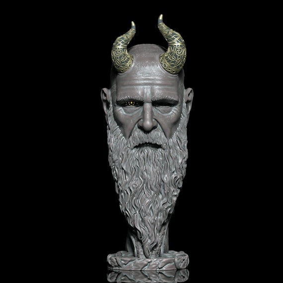 God of War Ragnarök 3D Print & Paint Part 1: Painting Mimir's Head