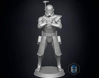 Captain Rex Star Wars Statue 1:6 Scale Resin 3d printed DIY Model Kit 30cm Tall