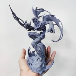 Raziel Soul Reaver The Legend Of Kain Resin 3d Printed DIY Model Kit 1:10 Scale Unpainted