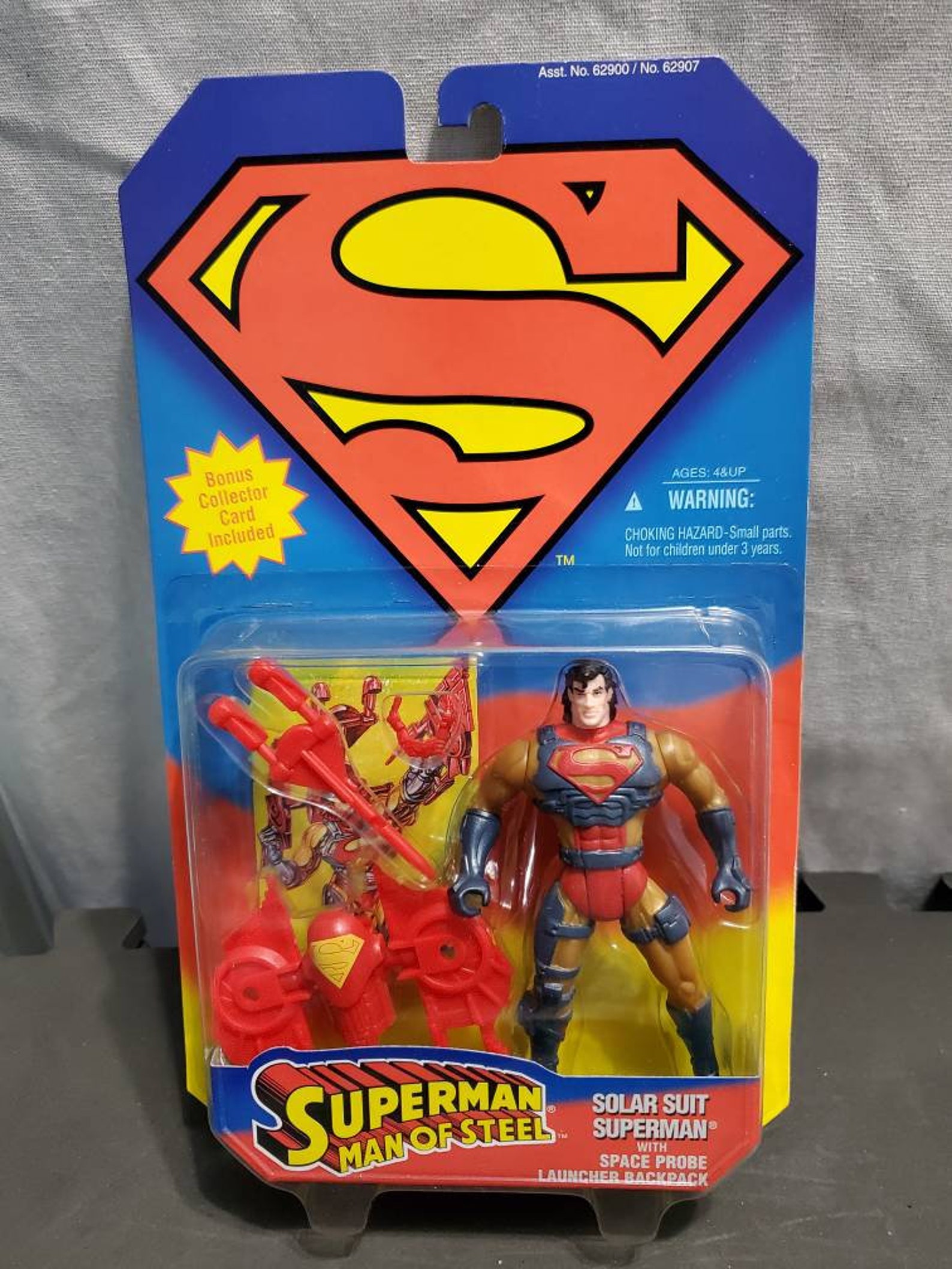 Solar Suit Superman action figure Superman Man of Steel Etsy
