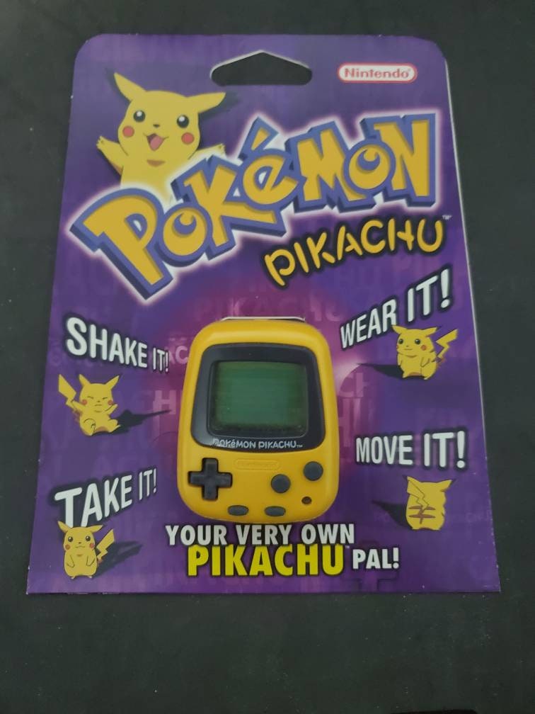 Nintendo Pokemon Pikachu Pocket Game Virtual Pet 1998 Pedometer - Buy- Tamagotchis
