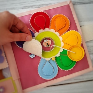Quiet book for boy or girl, felt book, gift for kids