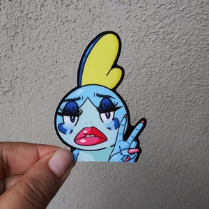 Sobbetch Waterdichte Vinyl Sticker| grappige parodie boujee anime laptop decal