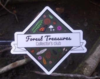 Forest Treasures Collector's Club Stickers | Nature curiosities