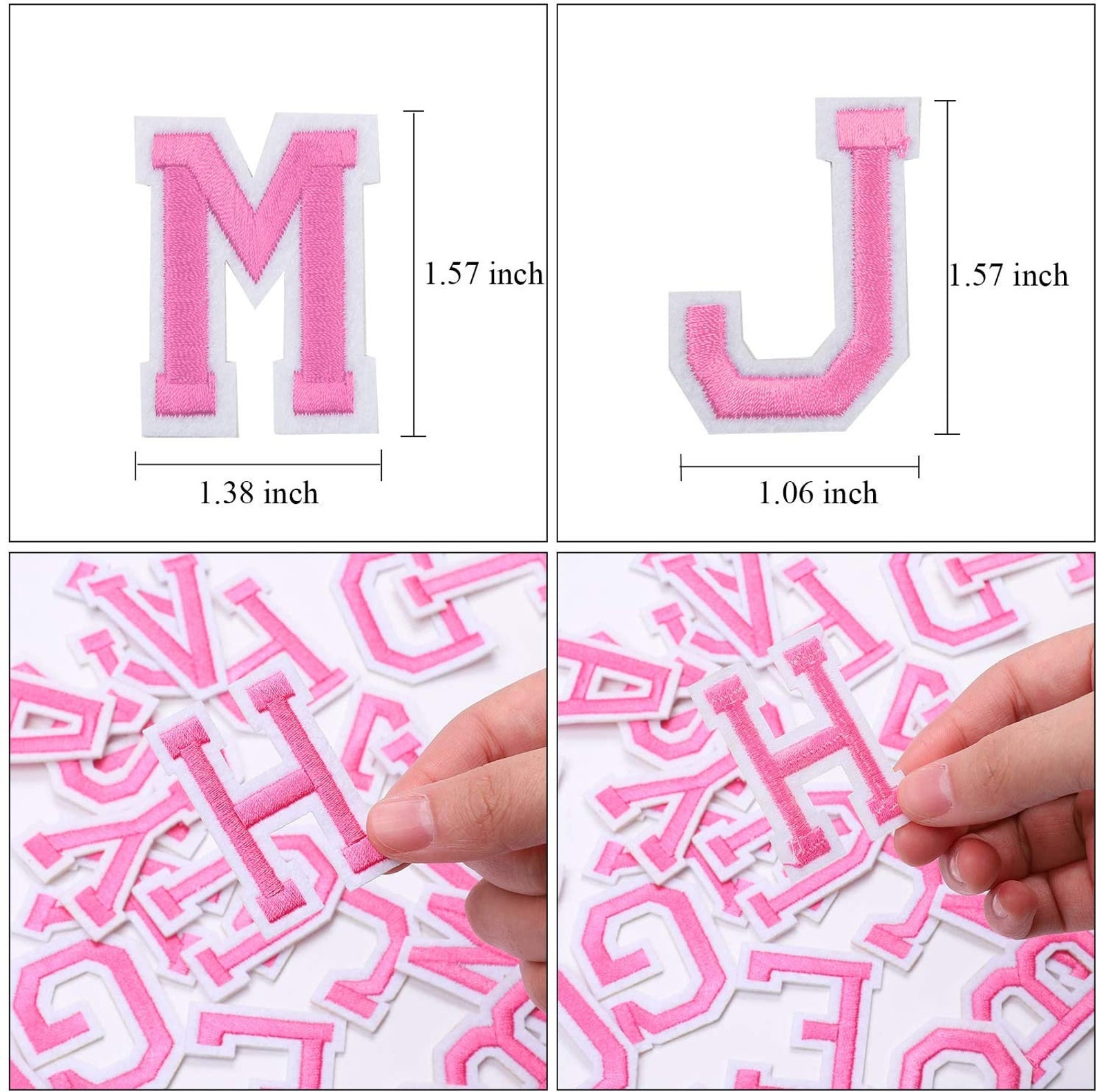 52 Pieces Iron on Letter Patches Letter Iron on Patches Sew on Etsy