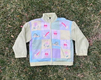 Vintage Silk Creatures Jacket