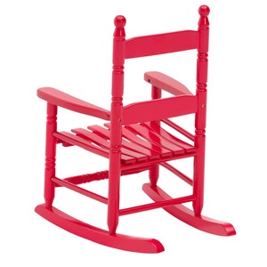 Toddlers Rocking Chair Red - Etsy