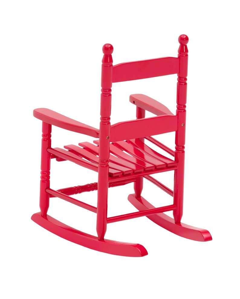 Toddlers Rocking Chair Red Etsy
