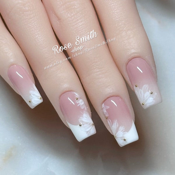 Blossom French | Press On Nails
