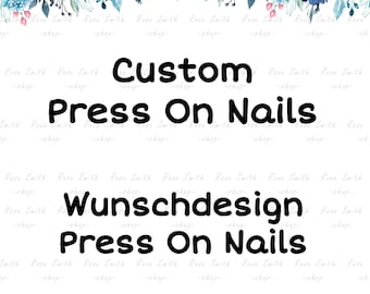 WunschDesign Press On Nägel | mit Kleber-Zubehöre