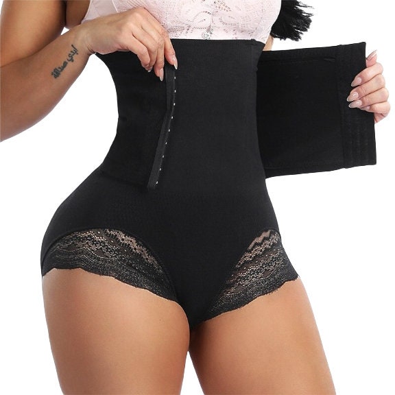 Buy High Waisted Waist Tummy Control Thong Shapewear Panties Women Body  Shaper No Rolling Postpartum Panties Waist Trainer Compression Panties  Online in India 