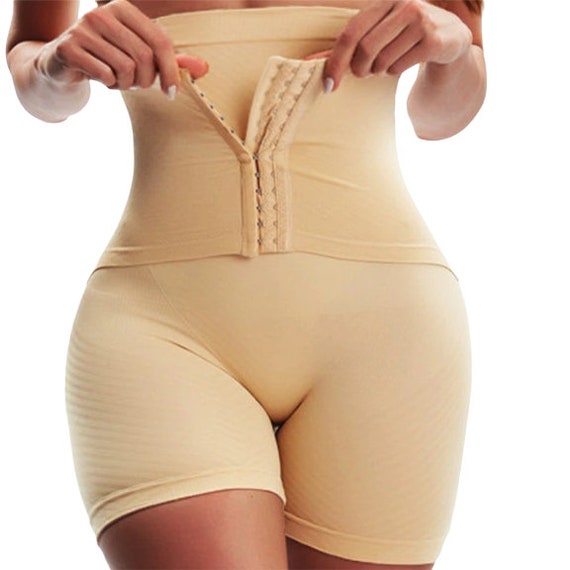 High Waisted Waist Tummy Control Thong Shapewear Panties Women Body Shaper  No Rolling Postpartum Panties Waist Trainer Compression Panties -   Canada